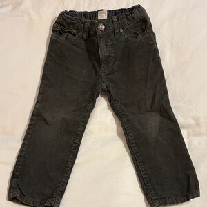 Crewcuts Kids Green Corduroy Pants